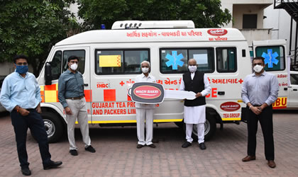 Key Handing Over Ceremony of Mobile Medical Unit (Ambulance)